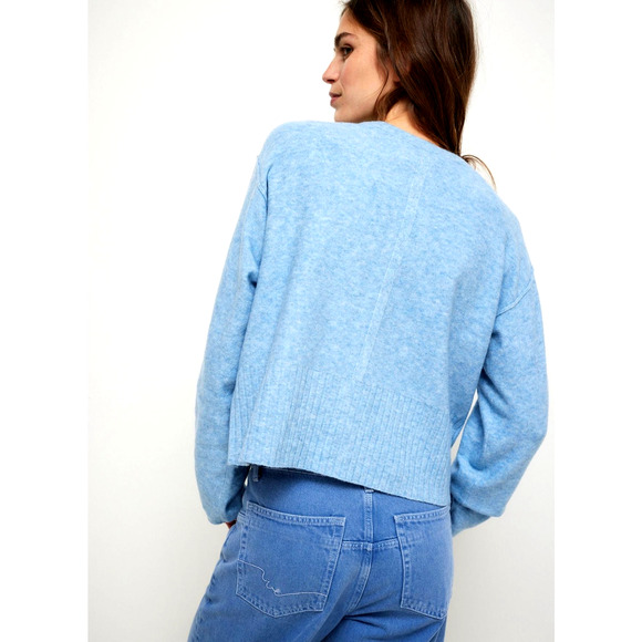 Free People Luna Cardigan Clouds Heather Size XL - Picture 3 of 3